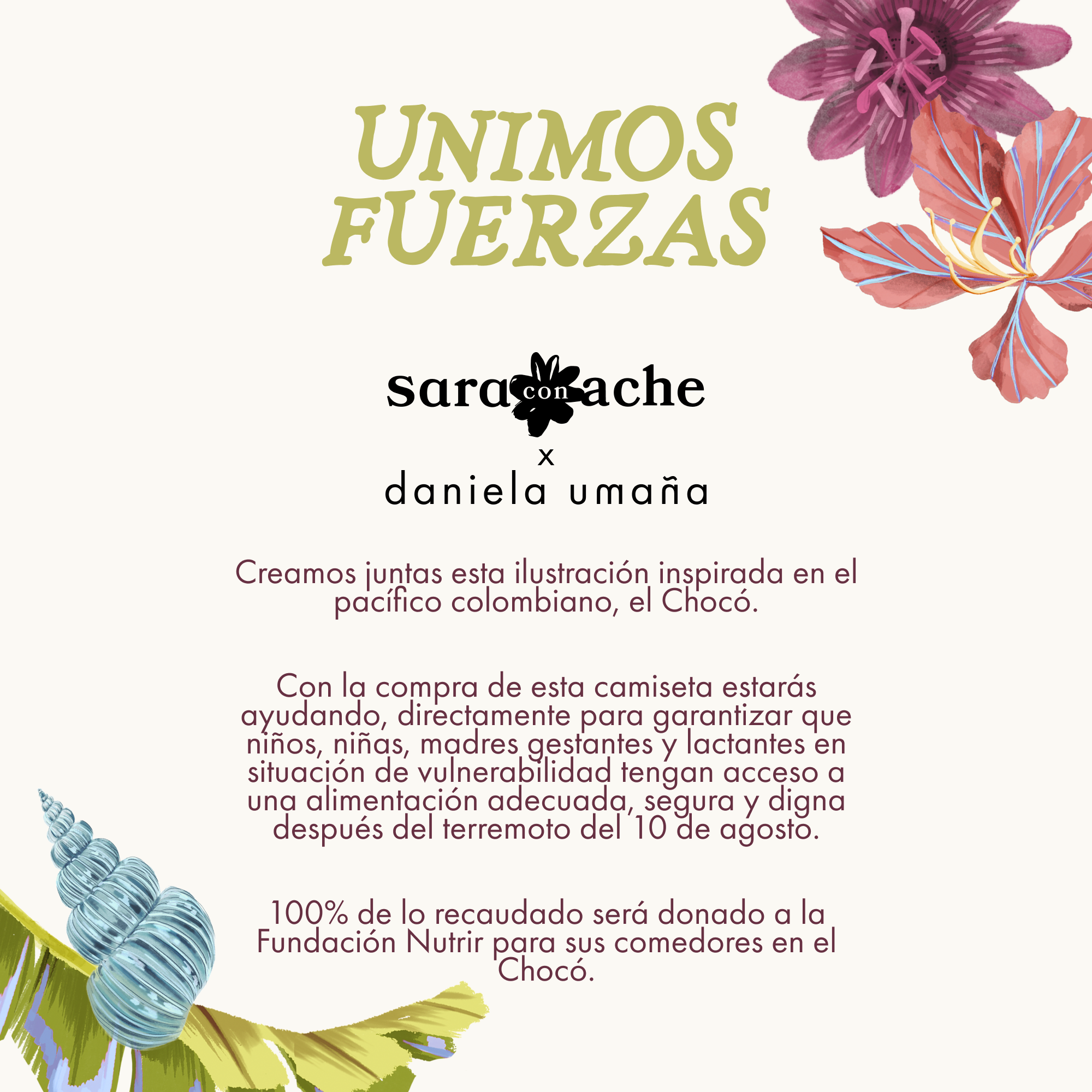 Camiseta Chocó Que Vuelva el Sabor