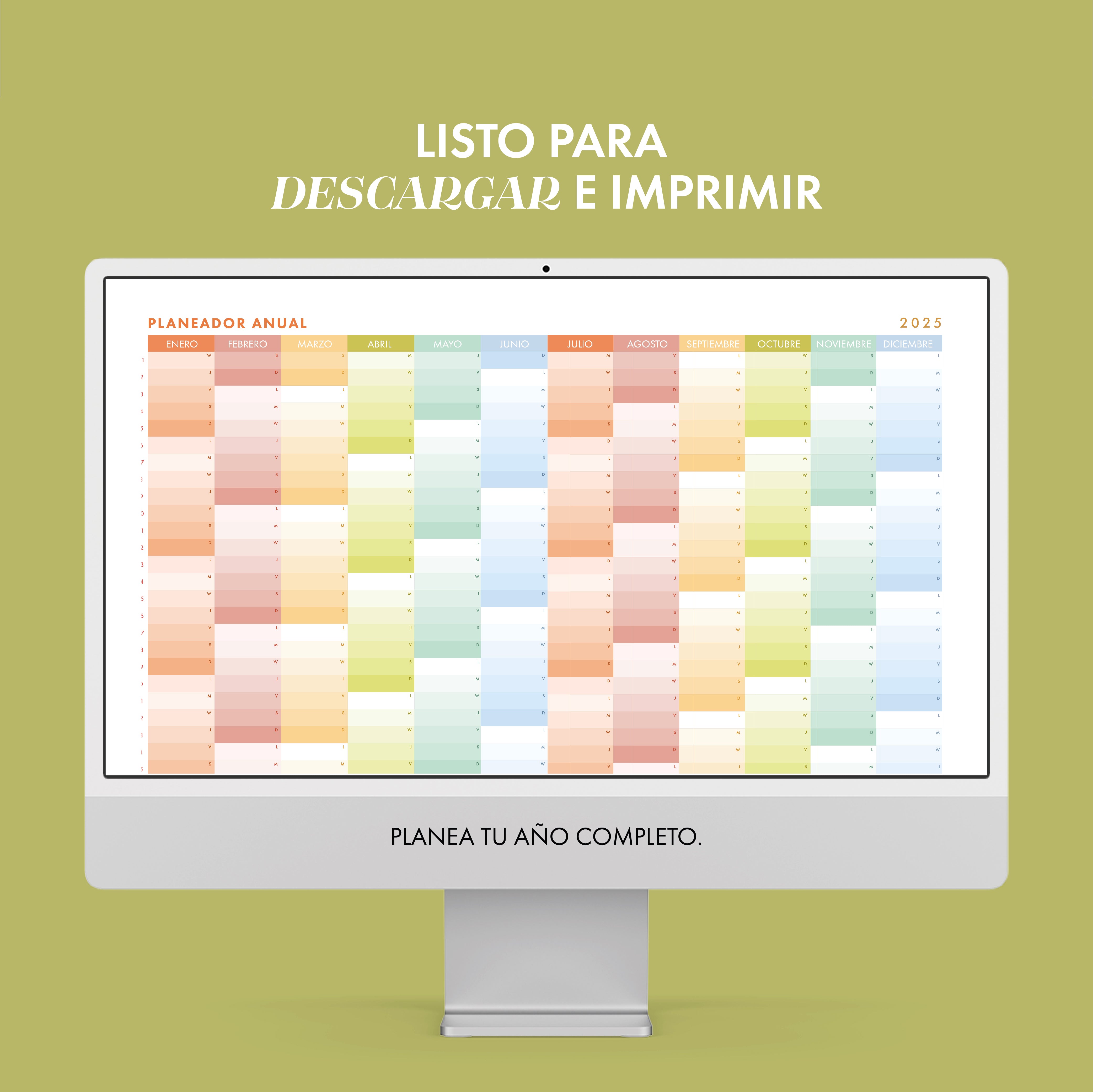 Planeador Anual 2025 Digital