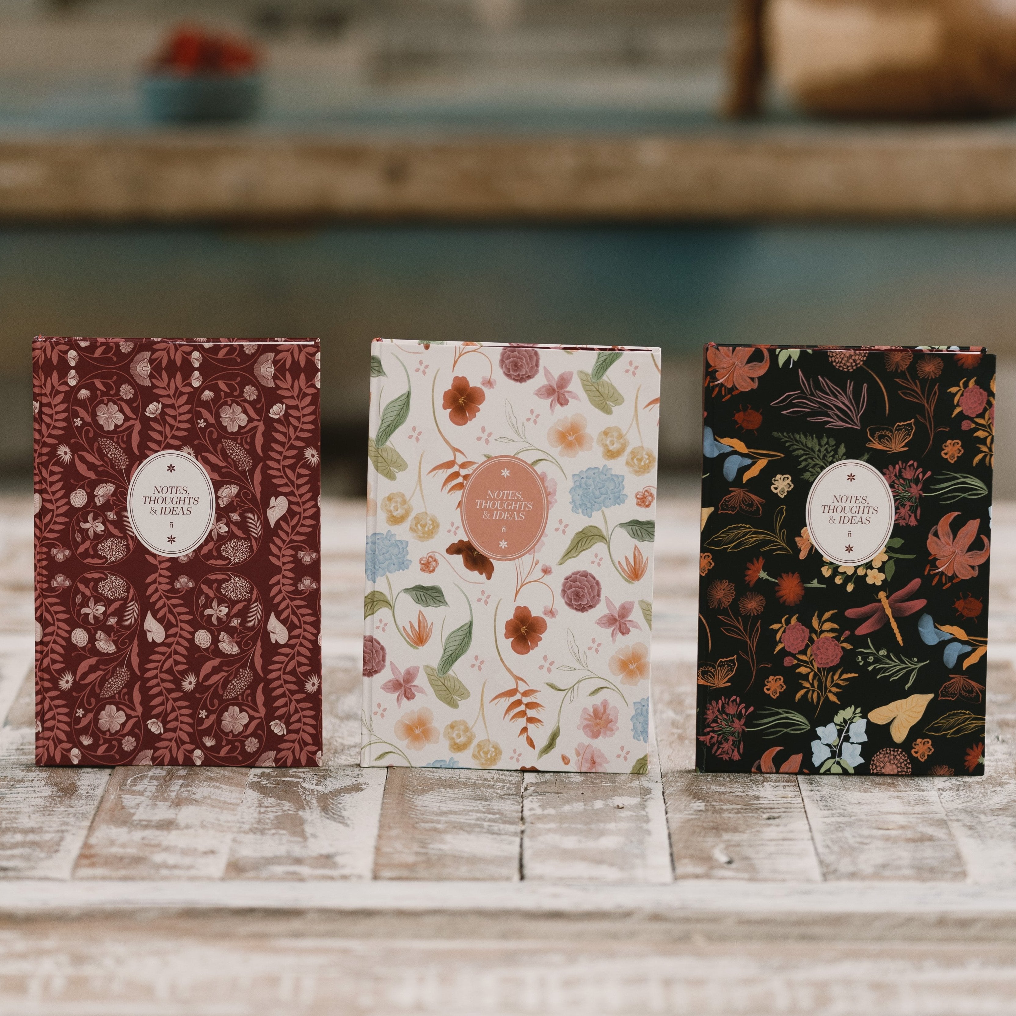 Pack de 3 Journals Jardín