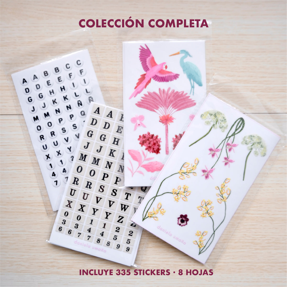 Stickers ilustrados DTF