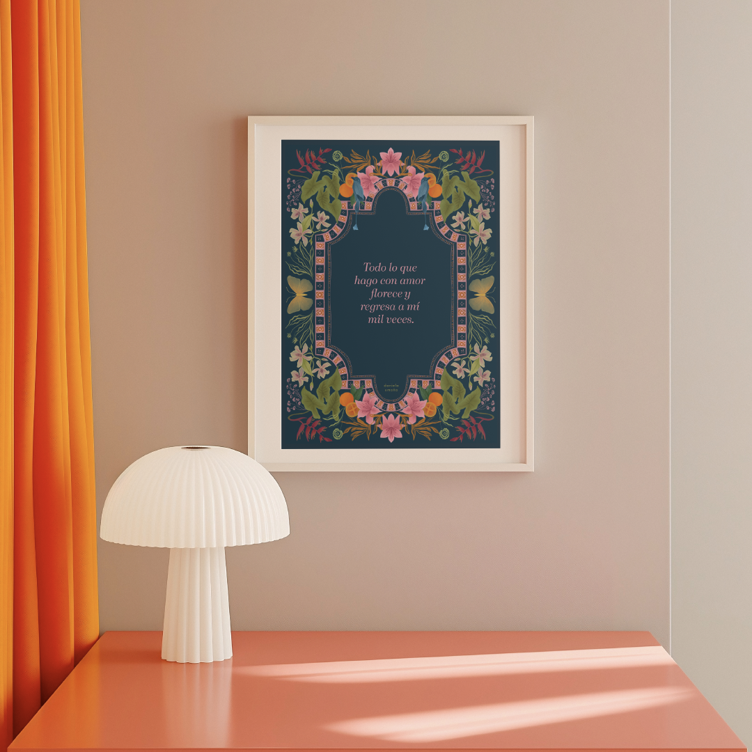Afiche Todo Florece